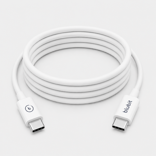 White PVC C2C USB Cable