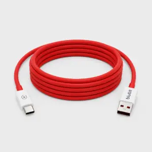 Supervook White and Red USB Cable